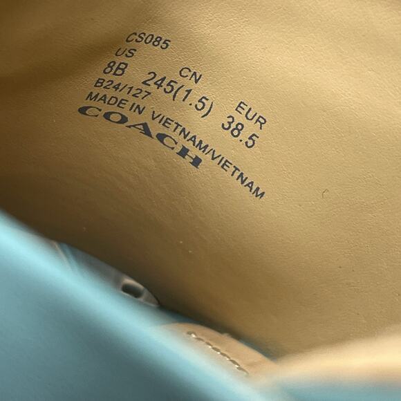 NWOT Coach CS085 Celeste Wedge Sandal Size 8B - Picture 7 of 9